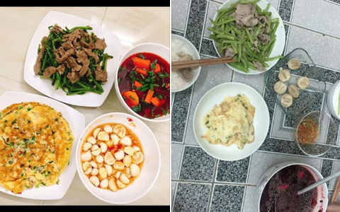 Cô nàng tập tành làm gái đảm, bắt chước mâm cơm trên mạng và cái kết khiến dân mạng cười ngất
