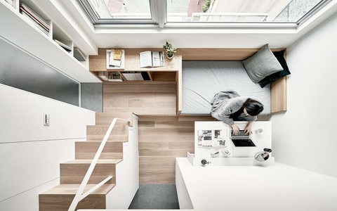 Căn hộ 22m² có cách thiết kế đỉnh cao khiến những người ở nhà rộng cũng "phát thèm"
