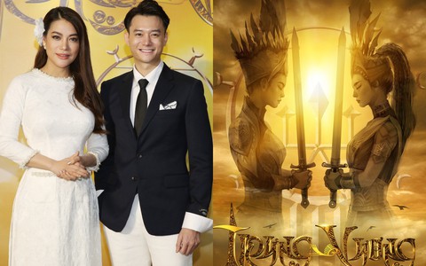 Trương Ngọc Ánh làm phim về Trưng Trắc - Trưng Nhị, ngày ra mắt "tình trẻ" Anh Dũng sánh đôi không rời