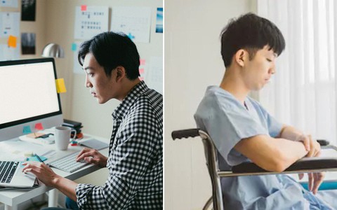 Một nhân viên công ty mua sắm trực tuyến bị liệt 2 chân do ngày nào cũng ngồi làm việc nhiều giờ bên máy tính