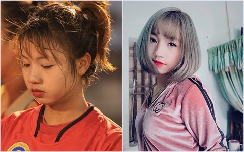 Cư dân mạng phát sốt với nữ cầu thủ hot girl của đội tuyển U19 Việt Nam, đã xinh lại còn đá bóng giỏi