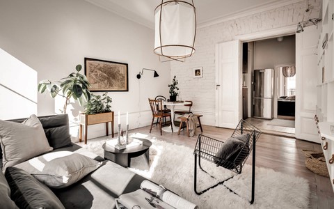 Căn hộ nhỏ 44m² này vẫn chất lừ nhờ cách bài trí nội thất không chê vào đâu được 