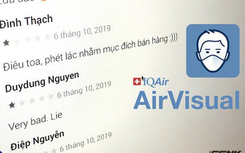 Đại diện AirVisual: Chúng tôi gỡ app vì bị quá nhiều người Việt đánh giá 1*