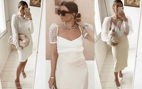 Diện toàn gam màu trắng, nàng fashion blogger đã có được style đẹp 360 độ, tìm đỏ mắt cũng không thấy một set đồ xấu