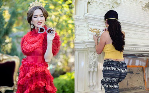 Có căn biệt thự trị giá 800 tỷ đồng nhưng không ai ngờ đích thân Mimi Morris - nữ triệu phú đô la người Việt lại cầm cọ vẽ từng ô gạch thế này 