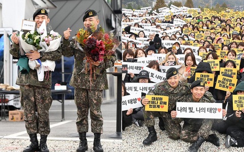 Sau G-Dragon, bộ đôi Daesung và Taeyang của BIGBANG đồng loạt xuất ngũ cùng thời điểm khiến fan "sướng rơn"