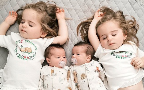 Bà mẹ khiến giới chuyên gia ngạc nhiên: Vừa đón cặp song sinh chào đời được 1 năm lại biết tin mình mang thai đôi lần nữa
