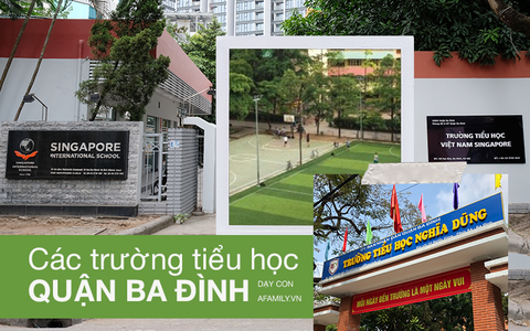 Cha mẹ có con chuẩn bị vào lớp 1 không thể bỏ qua: Danh sách 20 trường tiểu học ở quận Ba Đình cho gia đình tha hồ lựa chọn