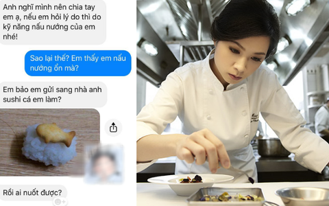 Chiêu đãi bạn trai món sushi cá, cô gái bất ngờ nhận lời chia tay với lý do nhìn vào đảm bảo ai cũng phải cười đến "tắc thở"