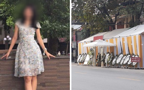 Vụ xe Mercedes gây tai nạn liên hoàn rồi bốc cháy: Đám tang cô gái ngập tràn nước mắt và vòng hoa trắng