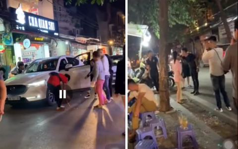 Hà Nội: Bắt quả tang bạn trai chở gái lạ trên ô tô, cô gái xông vào đánh ghen nhưng cái kết lại quá bất ngờ