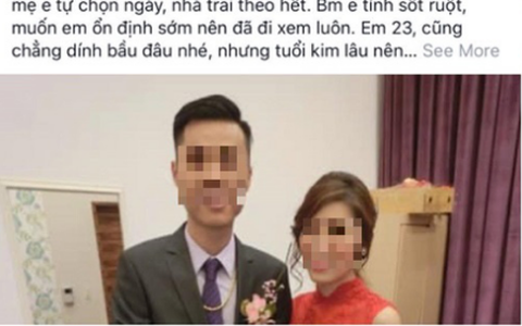 Phát hiện sự thật vào "phút thứ 89" khi nhà trai đòi hoãn cưới với lý do "cuối năm ngày cùng tháng tận", cô dâu hụt vẫn kịp đáp trả cực "gắt"