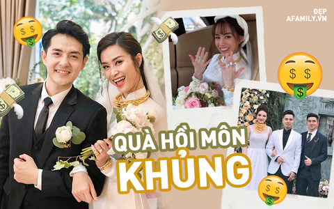 Lóa mắt với loạt hồi môn khủng của sao Việt trong đám cưới: Đông Nhi, Nhã Phương, con gái Minh Nhựa… đều quá ấn tượng
