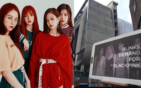 Fan BLACKPINK thuê xe tải diễu hành quanh trụ sở YG để đòi lại công bằng cho thần tượng
