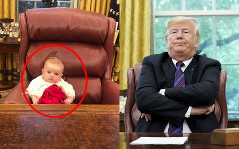 Cháu út của Tổng thống Trump gây sốt trên mạng với vẻ ngoài và thần thái không thể xem thường được