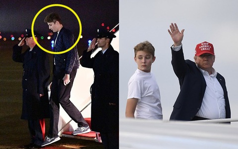 Gia đình Tổng thống Mỹ quay trở lại sau kỳ nghỉ lễ, Barron Trump gây thương nhớ với vẻ ngoài lạnh lùng, sở hữu góc nghiêng "thần thánh"