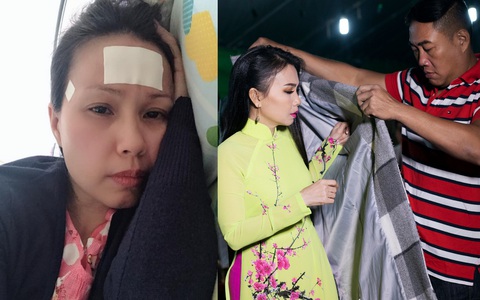 Cẩm Ly lộ diện sau khi hủy show đi cấp cứu 7 ngày, ông xã Minh Vy sợ vợ ốm nặng nên làm hành động này