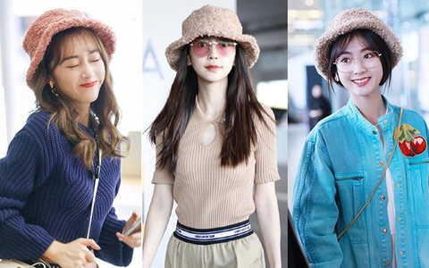 Mũ bucket lông cừu mà Angela Baby, Nhiệt Ba và cả loạt sao Hoa ngữ cùng mê mẩn chính là món phụ kiện mùa đông “hot hit” bạn nên hóng ngay