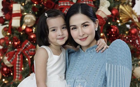 Thích thú với hình ảnh tiệc cưới của nhà "mỹ nhân đẹp nhất Philippines", bé Zia được khen càng lớn càng giống mẹ