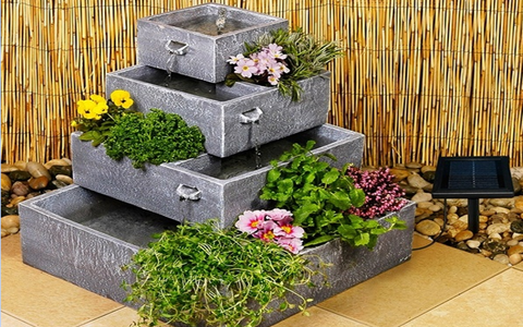 12 cách tự chế thác nước nhân tạo cho vườn nhà đón Tết siêu đẹp mà không mất quá nhiều tiền 