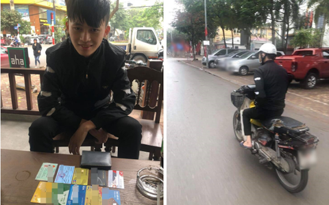 Câu chuyện đẹp ngày cuối năm 2019: Chàng trai quyết đứng dưới mưa rét đợi bằng được để trả ví cho người đánh rơi 