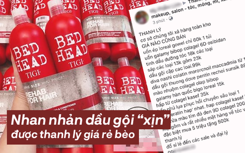 Xả hàng dầu gội cao cấp với giá rẻ giật mình, liệu những sản phẩm này có thật sự đáng tin tưởng?