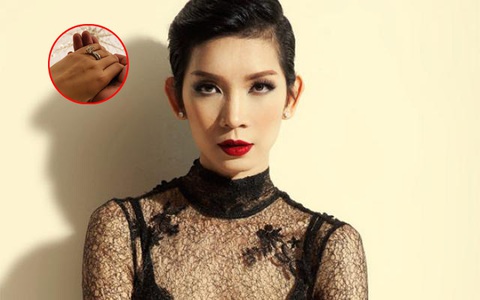 Hậu tin đồn hẹn hò Quốc Trường, Xuân Lan bất ngờ khoe nhẫn kim cương khủng ở ngón tay áp út kèm dòng trạng thái lạ