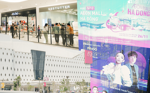 Aeon Mall Hà Đông chính thức khai trương: Người tiêu dùng háo hức trải nghiệm cảm giác mua sắm tại trung tâm thương mại lớn nhất miền Bắc