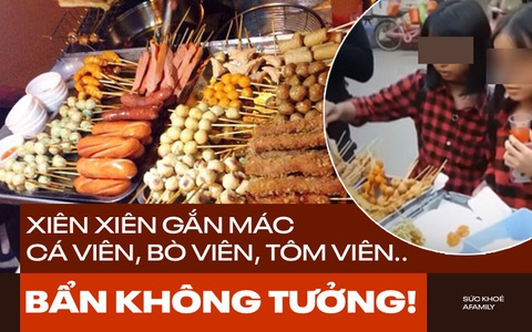 Món xiên xiên chiên giòn đẫm dầu mỡ hút khách cực mạnh ngày gió mùa về: Kinh hãi từ công nghệ sản xuất đến khi ăn vào