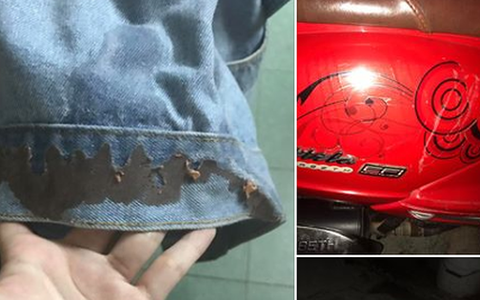 Triệu tập nam thanh niên chuyên tạt keo 502 vào các thiếu nữ chạy xe máy trên đường phố Đà Nẵng