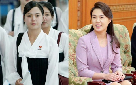 Ngoài phong cách, Đệ nhất phu nhân Triều Tiên còn sở hữu làn da và mái tóc đáng ngưỡng mộ 