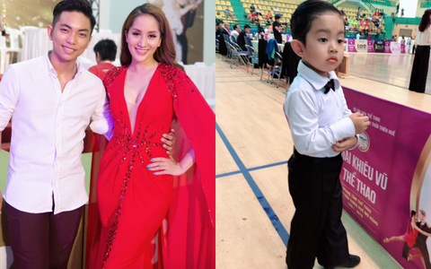 Không muốn con trai theo nghệ thuật nhưng nhìn hành động này của bé Kubi, Khánh Thi - Phan Hiển lại phải "đau đầu" rồi đây