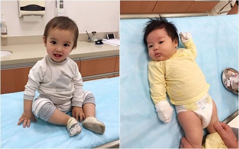 Mẹ Hằng Túi "bóc mẽ" cô út Sam Sam khóc nhè vì tiêm vaccine, các mẹ lại ồ lên vì phản ứng này của bé Sữa