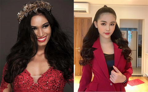 Lê Âu Ngân Anh vừa than khổ vì nhan sắc gây tranh cãi của mình, H'Hăng Niê lại bất ngờ xuất hiện động viên em gái