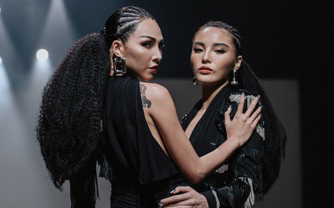 "Đôi bạn thân" Kỳ Duyên - Minh Triệu cùng “làm nóng” sàn diễn của Lê Thanh Hòa bằng khuôn ngực bốc lửa