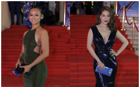 Thảm đỏ Cánh Diều Vàng 2019: Trương Ngọc Ánh diện váy táo bạo khoe ngực đầy, Mai Ngô lộ thân hình có phần phát tướng 