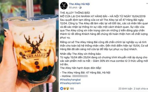 Đóng cửa đúng 3 ngày tránh "bão 1 sao", nay The Alley đã trở lại mà không biết có lợi hại hơn không?