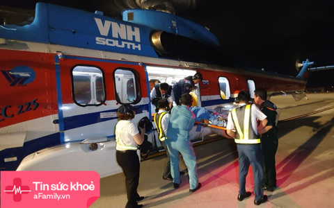 Ngư dân tắc ruột, nhiễm độc khi lặn bắt hải sản ở Trường Sa, bác sĩ đi trực thăng từ đất liền ra đảo ứng cứu