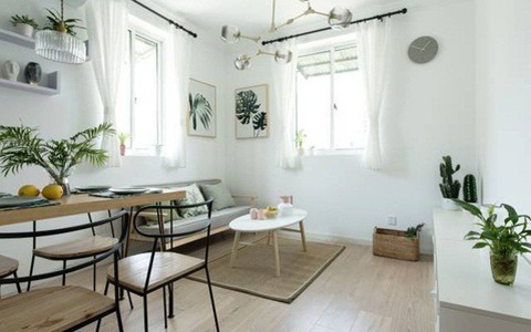 Căn hộ 49m² đẹp mê hoặc từng góc nhỏ được cải tạo từ một văn phòng cũ 