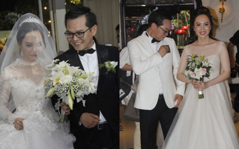 Dàn sao phía Bắc nô nức đến dự đám cưới hoành tráng của NSND Trung Hiếu và vợ trẻ kém gần 2 giáp