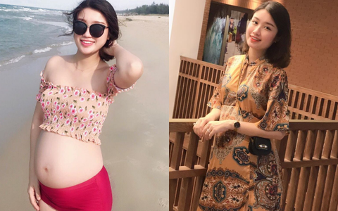 Mẹ bầu 9x tiết lộ chế độ ăn uống “vào hết con”, bầu 6 tháng vẫn khỏe mạnh xinh tươi, đi du lịch thoải mái
