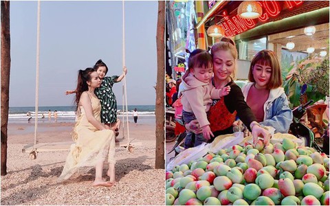 Nghỉ lễ của team bỉm sữa: Người lên rừng, người xuống biển, ai cũng có ảnh "sống ảo" đẹp lung linh
