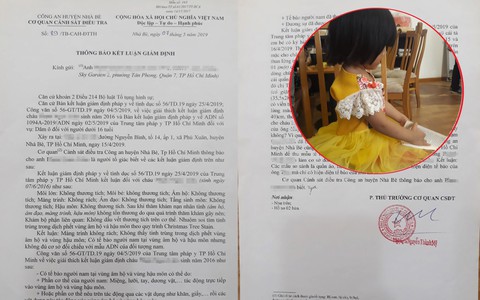 Vụ bé gái 3 tuổi nghi bị ông già 70 tuổi dâm ô: Có tế bào nam trong vùng kín nhưng không đủ để xác định ADN?