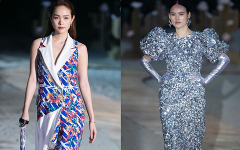 Sau cú ngã để đời ở VIFW 2019, Minh Hằng tái xuất với vai trò vedette tại show thời trang