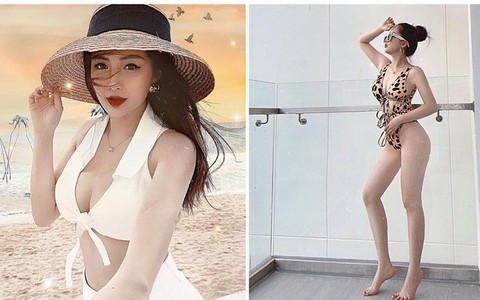 Dư Hàng My - em họ Hương Tràm đang thắng thế trong "cuộc chiến bikini" hè này với body nóng bỏng miễn bàn dù chỉ cao 1m53