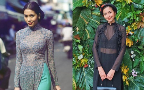 Không ít lần mặc áo dài nhưng đây là 2 lần mặc gây bão nhất của Hà Tăng từ trước đến giờ