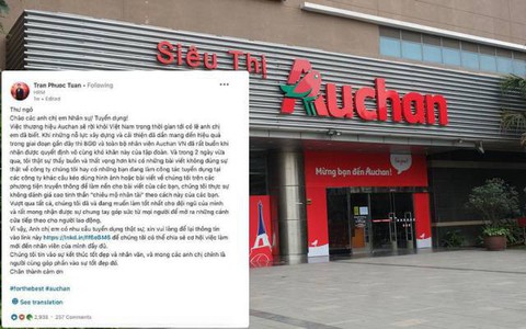 Sếp Auchan đăng đàn tìm việc cho nhân viên: Cuộc chia tay nhân văn và trọn vẹn