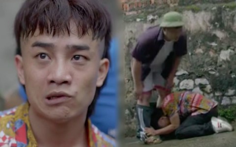 "Mê cung": Đóng cảnh nghiện mà toàn gây cười, "Giang hồ giống Khá Bảnh"... tụt quần chủ nợ rồi quỳ lạy thế này đây 