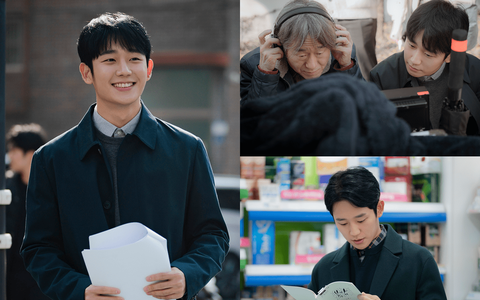 "Trai trẻ" Jung Hae In cười rạng rỡ gây xao xuyến trong hậu trường phim mới