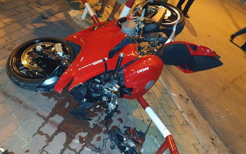 Mô tô phân khối lớn tông người đàn ông qua đường, nam thanh niên tử vong